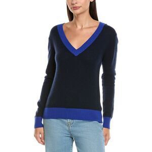Maison Heritage Womens  Zephana Cashmere Sweater, Blue